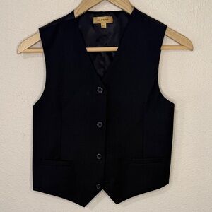 Class Club Gold Label Black Vest Boys Size 10/12